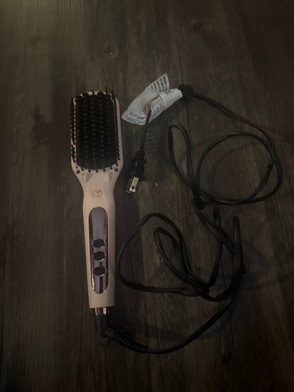 hair straightener brush